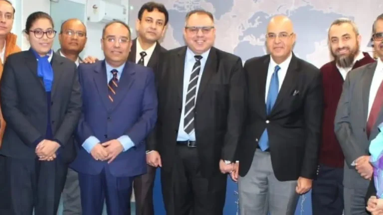 EgyptAir Chairman & CEO Captain Ahmed Adel Visits Delhi