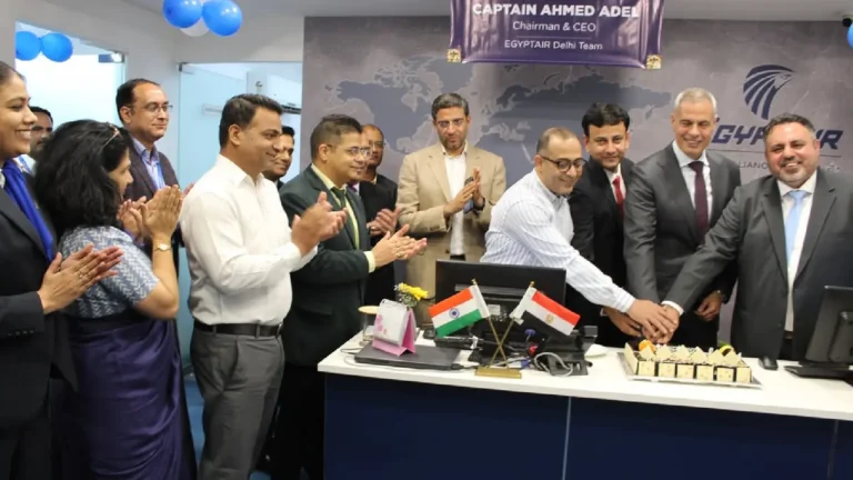 EgyptAir Chairman & CEO Captain Ahmed Adel Visits Delhi