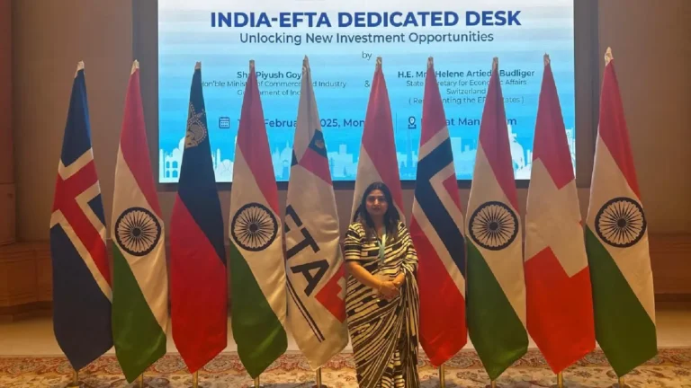 Representing Icelandair at the India–EFTA Dedicated Desk