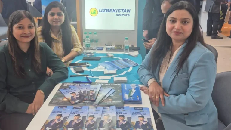 Representing Uzbekistan Airways at SATTE