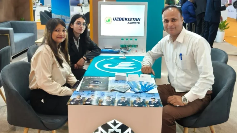 Representing Uzbekistan Airways at SATTE